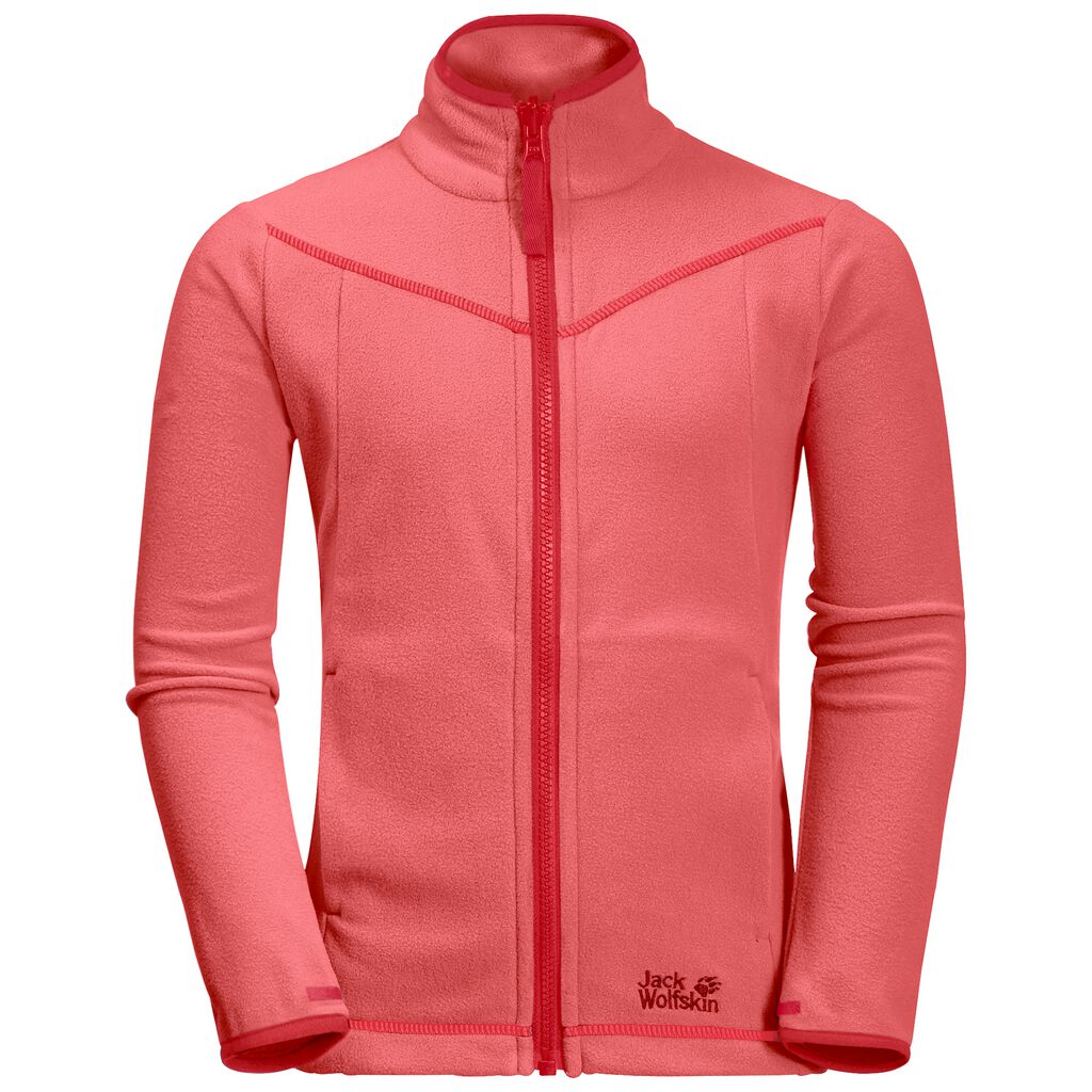 Jack Wolfskin SANDPIPER Gyerek Fleece Kabát Rózsaszín - EXKAPT-429